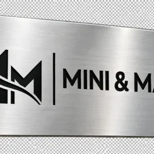 Metal Name Plate by Mini & Macro Services