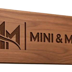 Wooden Name Plate by Mini & Macro Services